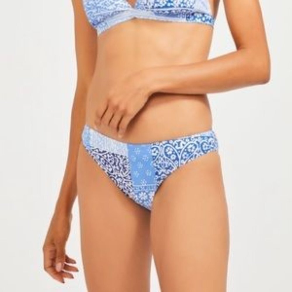 NWT J.Mclaughlin Malibu Bikini Bottom Patchwork